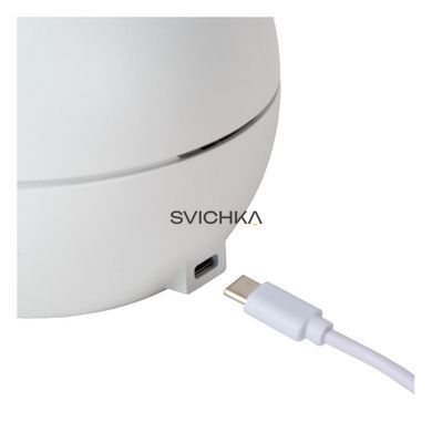 Акумуляторна настільна лампа Lucide CLIPPER Battery pack/batteries &Oslash; 12 cm LED 1x2,2W 2700K White, WHITE