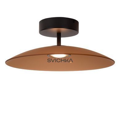 Стельовий світильник Lucide MENGA &Oslash; 40 cm LED Dim. 1x11W 2700K Amber, Amber, Бурштинний, Бурштинний