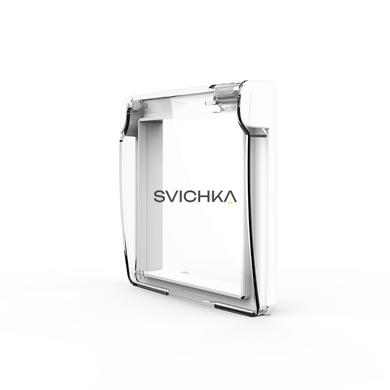 Кришка для розетки LIVOLO IP44 &ndash; захист від вологи та бризок, біла (VL-XW001-2W)