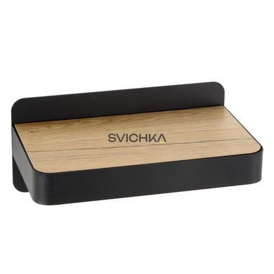 Бра Lucide ATKIN LED 1x6W 3000K With USB charging point Black, BLACK