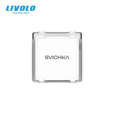 Кришка для розетки LIVOLO IP44 &ndash; захист від вологи та бризок, біла (VL-XW001-2W)