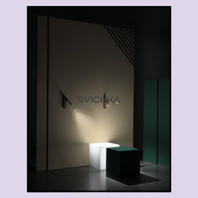 Настінний світильник Aqform PET micro R switch LED Black