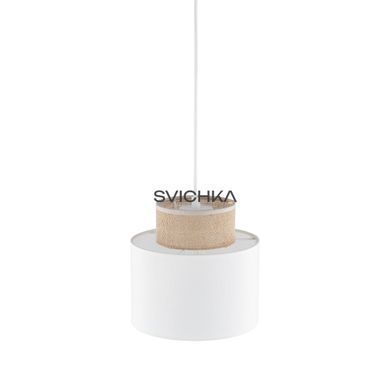 Підвісний світильник TK Lighting DUO JUTA S, Beige/White