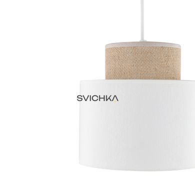 Підвісний світильник TK Lighting DUO JUTA S, Beige/White