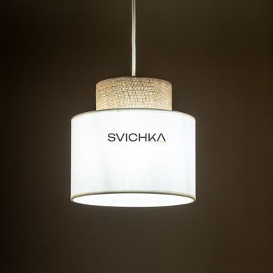 Підвісний світильник TK Lighting DUO JUTA S, Beige/White