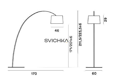 Торшер Foscarini Twiggy, White, Білий, Білий, Білий