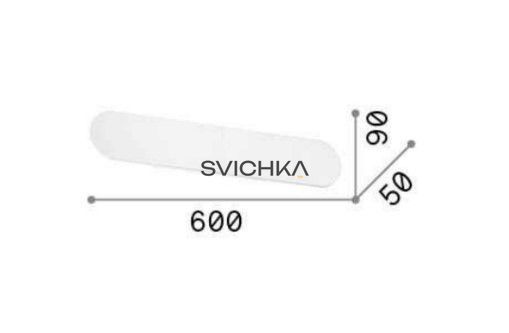 Бра Ideal Lux Echo, d60, 3000K, White