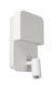 Бра Lucide BOXER LED 3000K With USB charging point White, WHITE