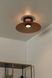 Стельовий світильник Lucide MENGA &Oslash; 40 cm LED Dim. 1x11W 2700K Amber, Amber, Бурштинний, Бурштинний