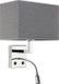 Бра Nowodvorski 9302 HOTEL GRAY LED, Хром, Серый