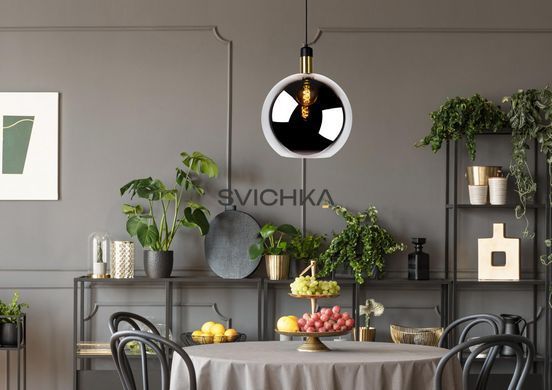 Підвісний світильник Lucide JULIUS &Oslash; 40 cm 1xE27 Smoke Grey, Smoke Grey