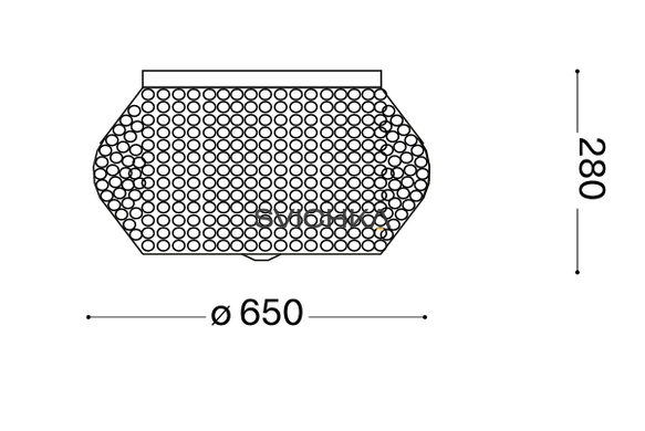 Ideal Lux PASHA' PL14 Хромовый 164991