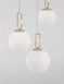 Підвісний світильник Nova luce 9695223 HOOK, Gold