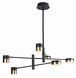 Люстра Maxlight PUMA 6M, Black/Gold