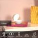 Акумуляторна настільна лампа Lucide CLIPPER Battery pack/batteries &Oslash; 12 cm LED 1x2,2W 2700K White, WHITE