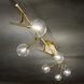Стельовий світильник Ideal Lux MARACAS PL6, Латунь; Прозорий, Прозорий, Латунь, Латунь, Прозорий