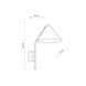 Бра TK-Lighting 11474 CONO, Beige