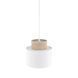 Підвісний світильник TK Lighting DUO JUTA S, Beige/White