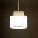 Підвісний світильник TK Lighting DUO JUTA S, Beige/White