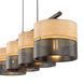 Подвесной светильник TK-Lighting NICOL 4, Black/Beige, Черный, бежевый, Черный, Бежевый, Черный