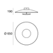 Потолочный светильник Linea Light Horizon_S 90285, Белый, Белый
