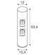 Стовпчик з розетками SLV M-POL 60 Pole, Anthracite