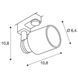 Трековый светильник SLV PURI TRACK SPOT 3-фазный, white, Белый, Белый, Белый, Белый
