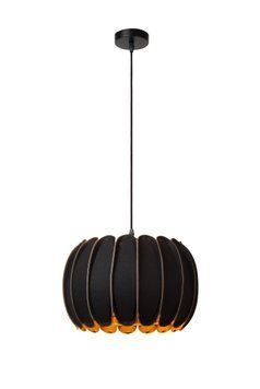 Підвісний світильник Lucide SPENCER &Oslash; 30 cm 1xE27 Black, BLACK, Чорний, Чорний