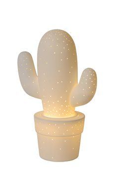 Настільна лампа Lucide CACTUS 1xE14 White, WHITE