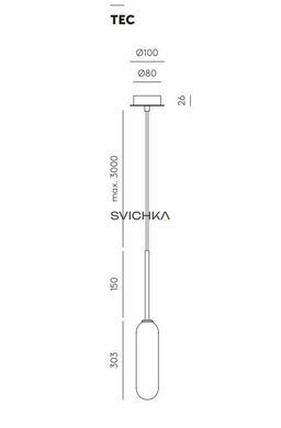 Підвісний світильник Aromas Atil, Black