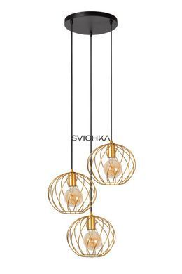 Подвесной светильник Lucide DANZA &Oslash; 50 cm 3xE27 Matt Gold / Brass