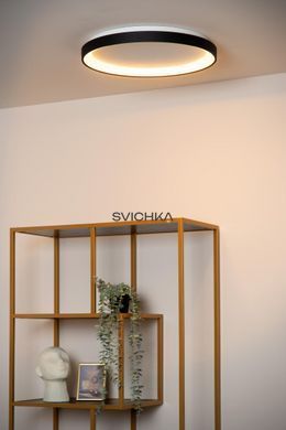Потолочный светильник Lucide VIDAL &Oslash; 48 cm LED Dim. 1x38W 2700K Black
