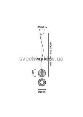Подвесной светильник Fabbian DiamondSwirl D82 A01 00
