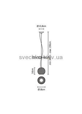 Подвесной светильник Fabbian DiamondSwirl D82 A01 00
