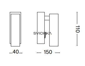 Ideal Lux PAGE AP1 SQUARE