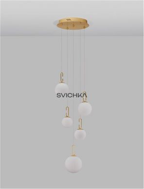 Підвісний світильник Nova luce 9695222 HOOK, Gold