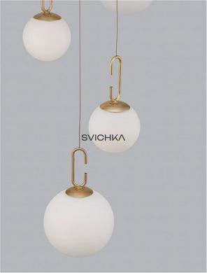 Підвісний світильник Nova luce 9695222 HOOK, Gold