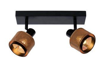 Стельовий точковий світильник Lucide RAFA 2xE14 Black, BLACK