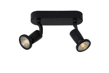 Потолочный точечный светильник Lucide JASTER LED LED GU10 2x5W 2700K Black