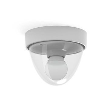 Вуличний світильник Nowodvorski NOOK WHITE/WHITE PL, Білий, Білий