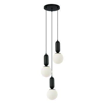 Підвісний світильник Italux Aldeva 3, Black/White