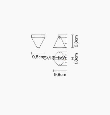Настенный светильник Fabbian Tripla F41 D01 76
