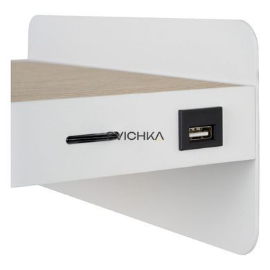 Бра Lucide ATKIN LED 1x6W 3000K With USB charging point White, WHITE