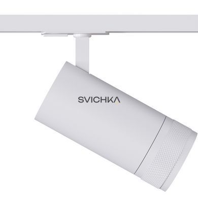 Світильник трековий однофазний KLOODI KD-FOCUS 30W 4K WH, Білий, Білий, Білий
