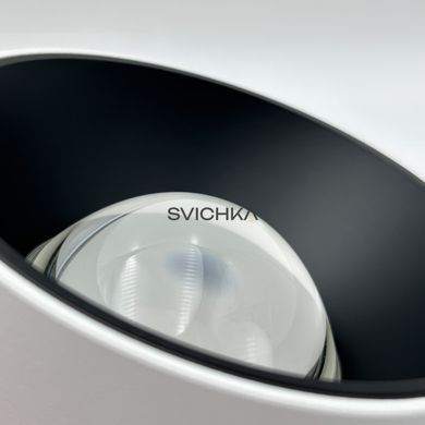 Точковий світильник Skarlat RSLC78042 20W WH+BK 3000K, Білий/чорний, 96