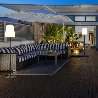 Уличный торшер Nowodvorski Patio, White/Black
