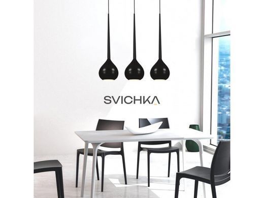Подвесной светильник Azzardo MD1289-3BK AGA 3 pendant black (AZ1064)