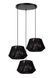 Підвісний світильник Lucide JESSICA &Oslash; 35,5 cm 3xE27 Black, BLACK, Чорний, Чорний