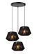 Підвісний світильник Lucide JESSICA &Oslash; 35,5 cm 3xE27 Black, BLACK, Чорний, Чорний