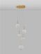 Підвісний світильник Nova luce 9695222 HOOK, Gold
